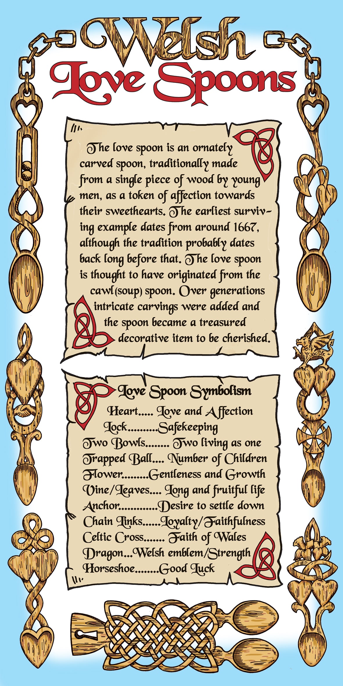 0000 - Welsh Lovespoons