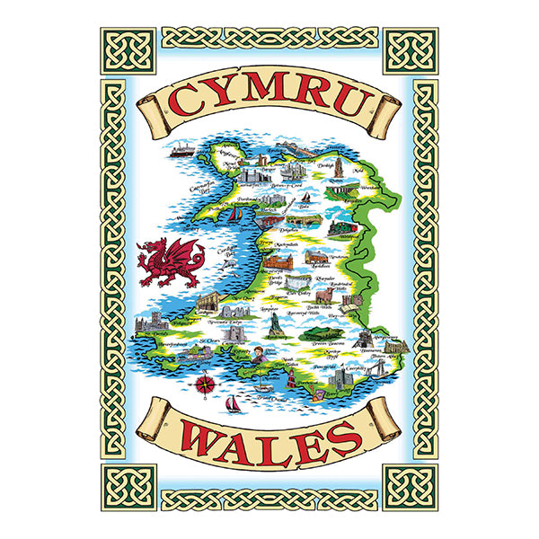 0605 - Cymru Wales Map