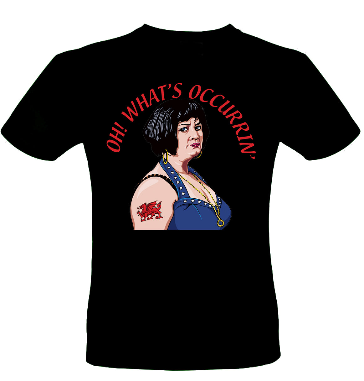 0135 - Oh What's Occurring? T-Shirt (Black)